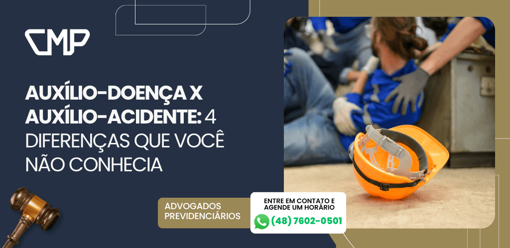 Auxílio-Doença X Auxílio-Acidente: 4 diferenças que você não conhecia