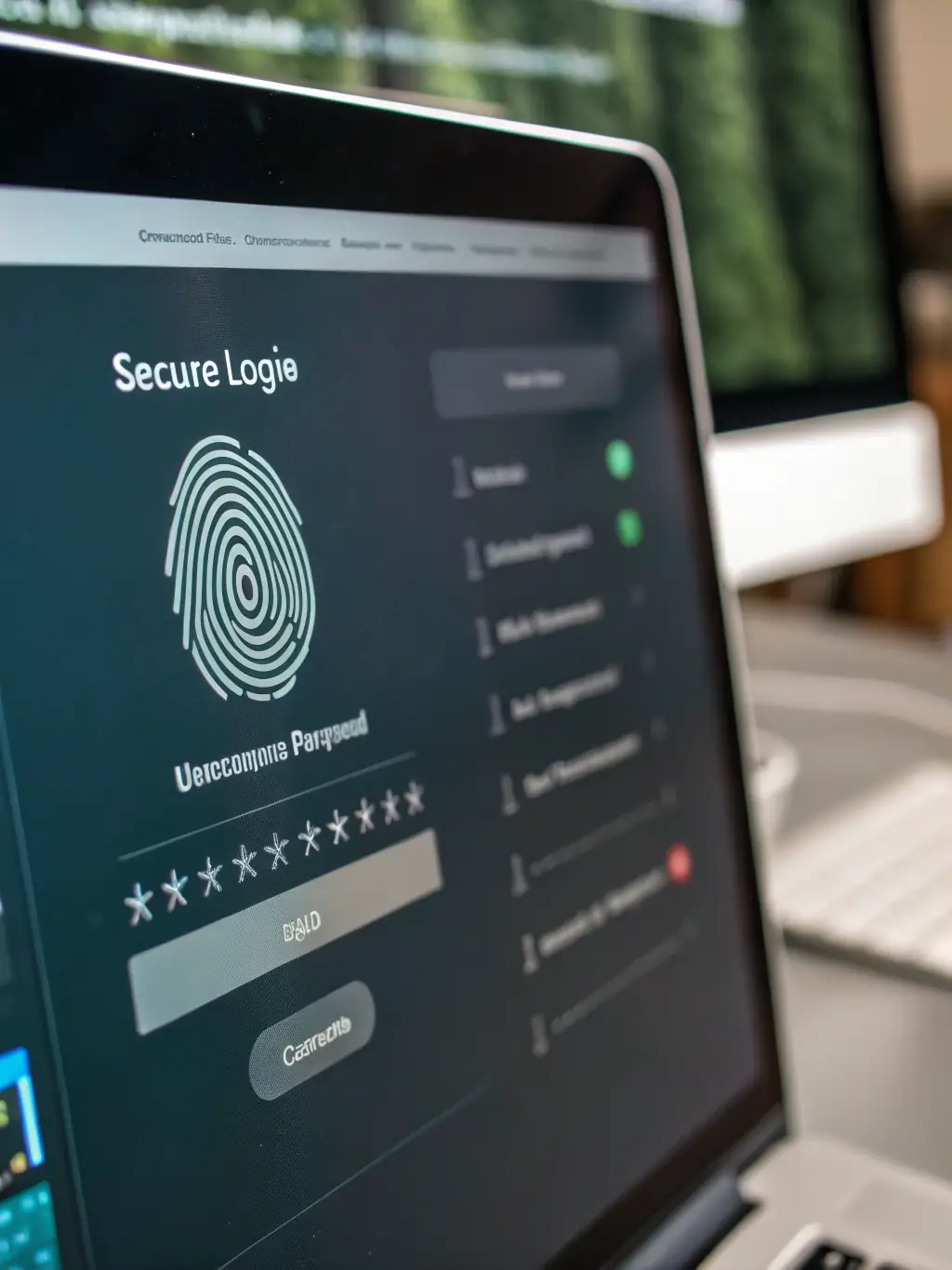 A digital tablet displaying a secure online portal with a lock icon, symbolizing CMP Prev's secure online service for social security legal assistance.